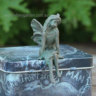 Amy Sitting Iron Fairy Figurine