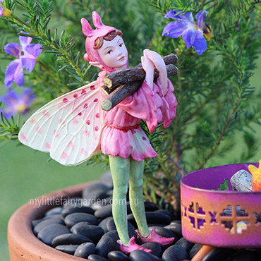 Orchis Flower Fairy Figurine
