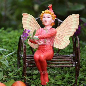 Scarlet Pimpernel Flower Fairy Figurine