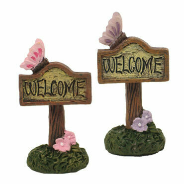 Butterfly Welcome Sign Miniature